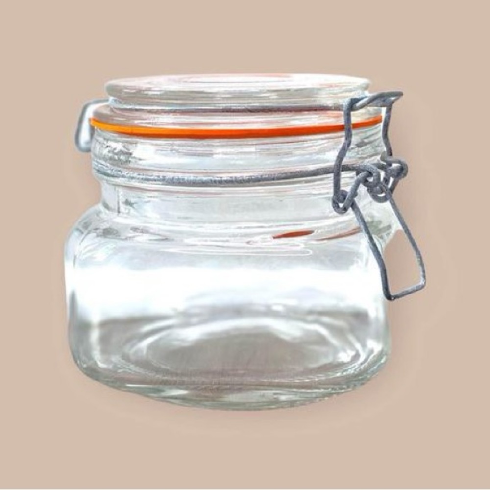 Vintage glass jar, canning jar, mason jar, ball jar, glass jar, storage, kitchen